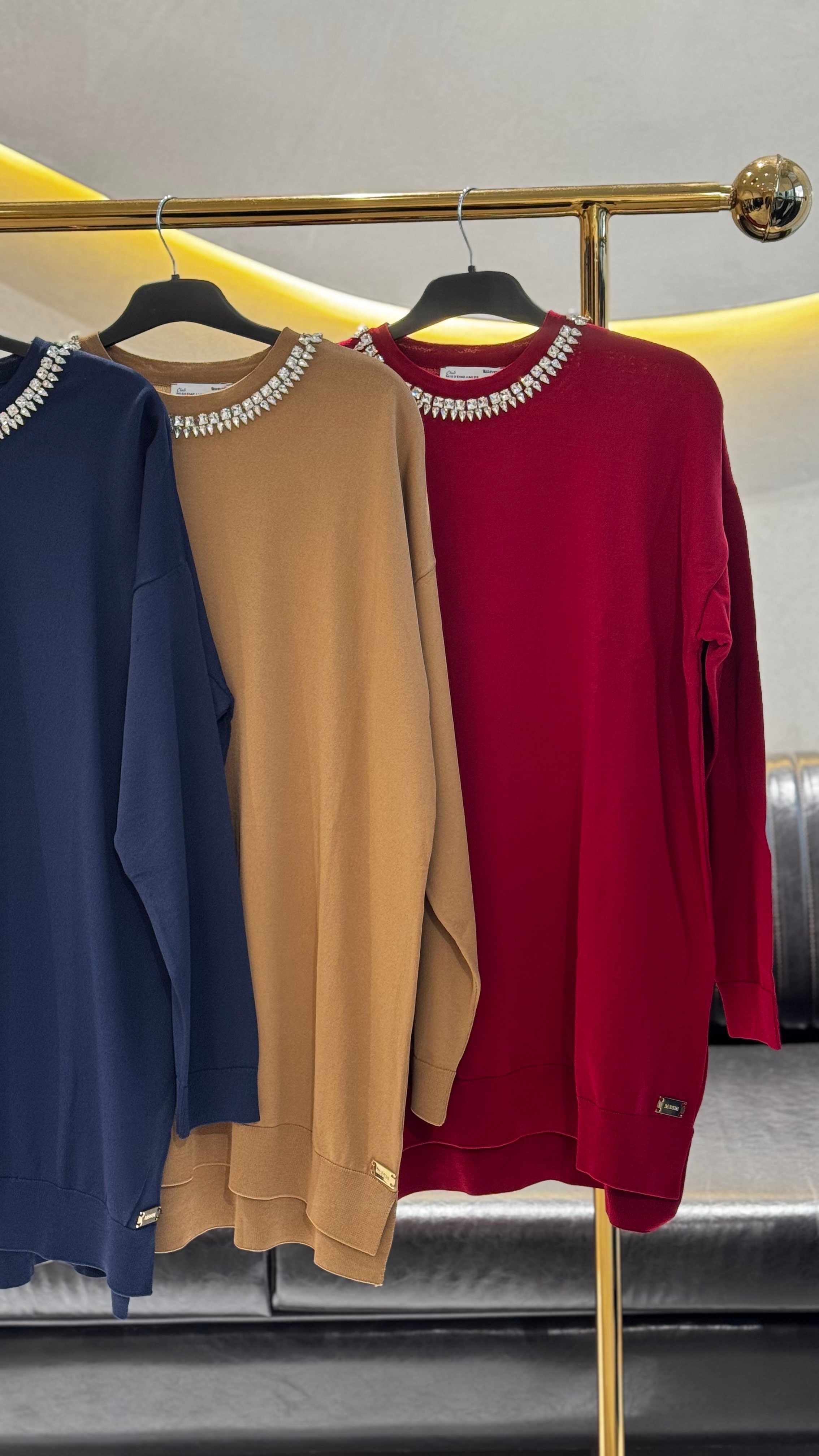 Missemramiss taşlı tunik