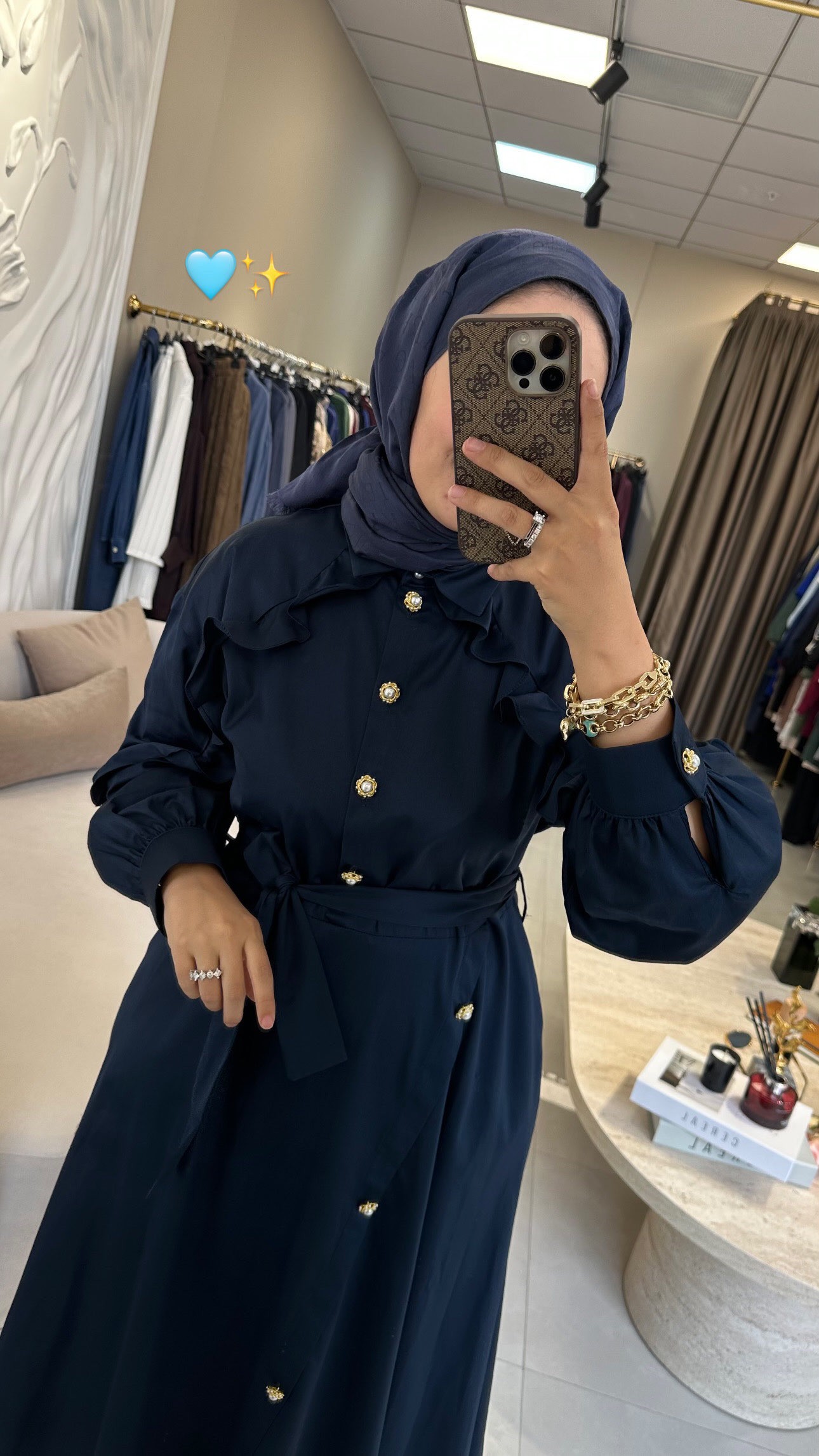 Ghisa poplin elbise