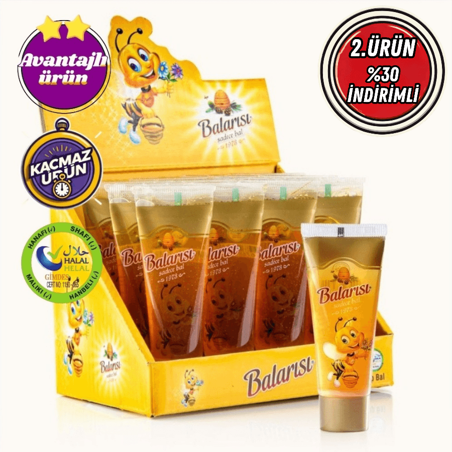 Balarısı Doğal Çam Balı Tüp 40 gr 12 Adet