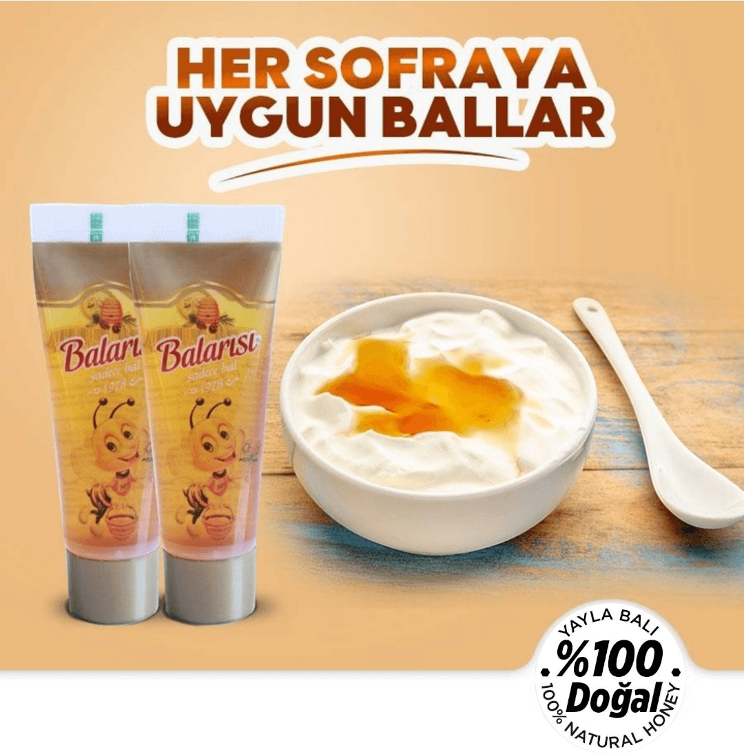 Balarısı Doğal Çam Balı Tüp 40 gr 12 Adet