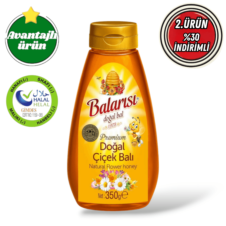 Balarısı Premium Doğal Çiçek Balı 350 Gr