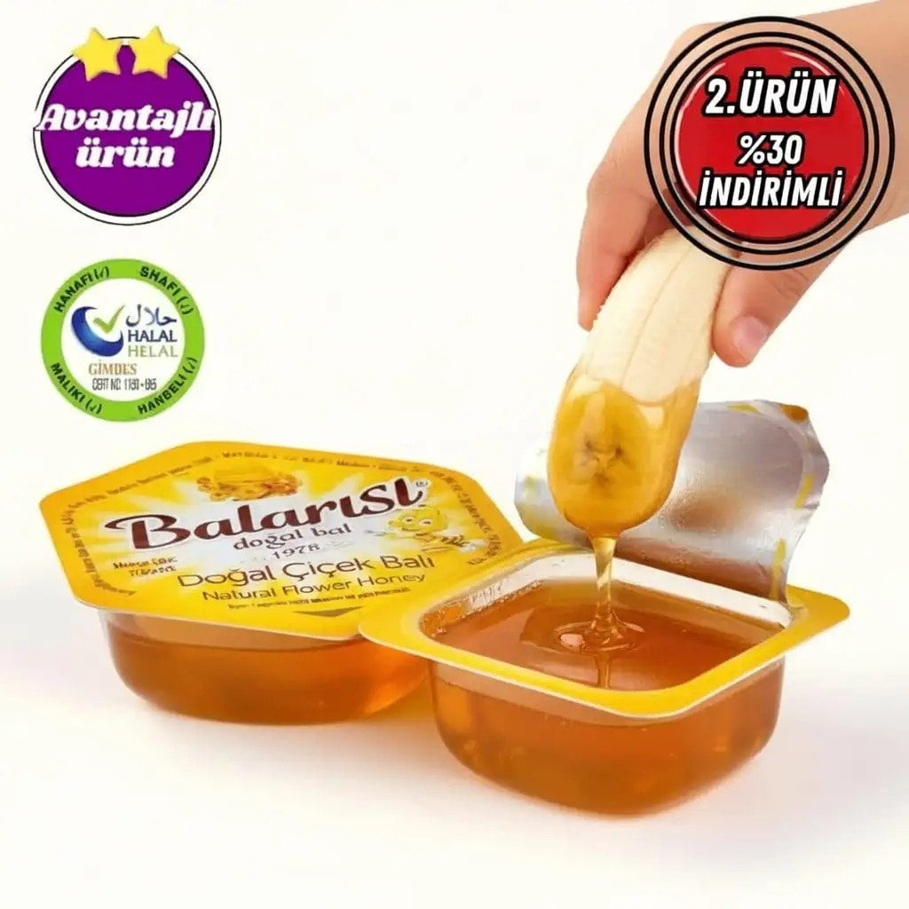 Balarısı Doğal Piknik Bal 20 gr 150 Adet