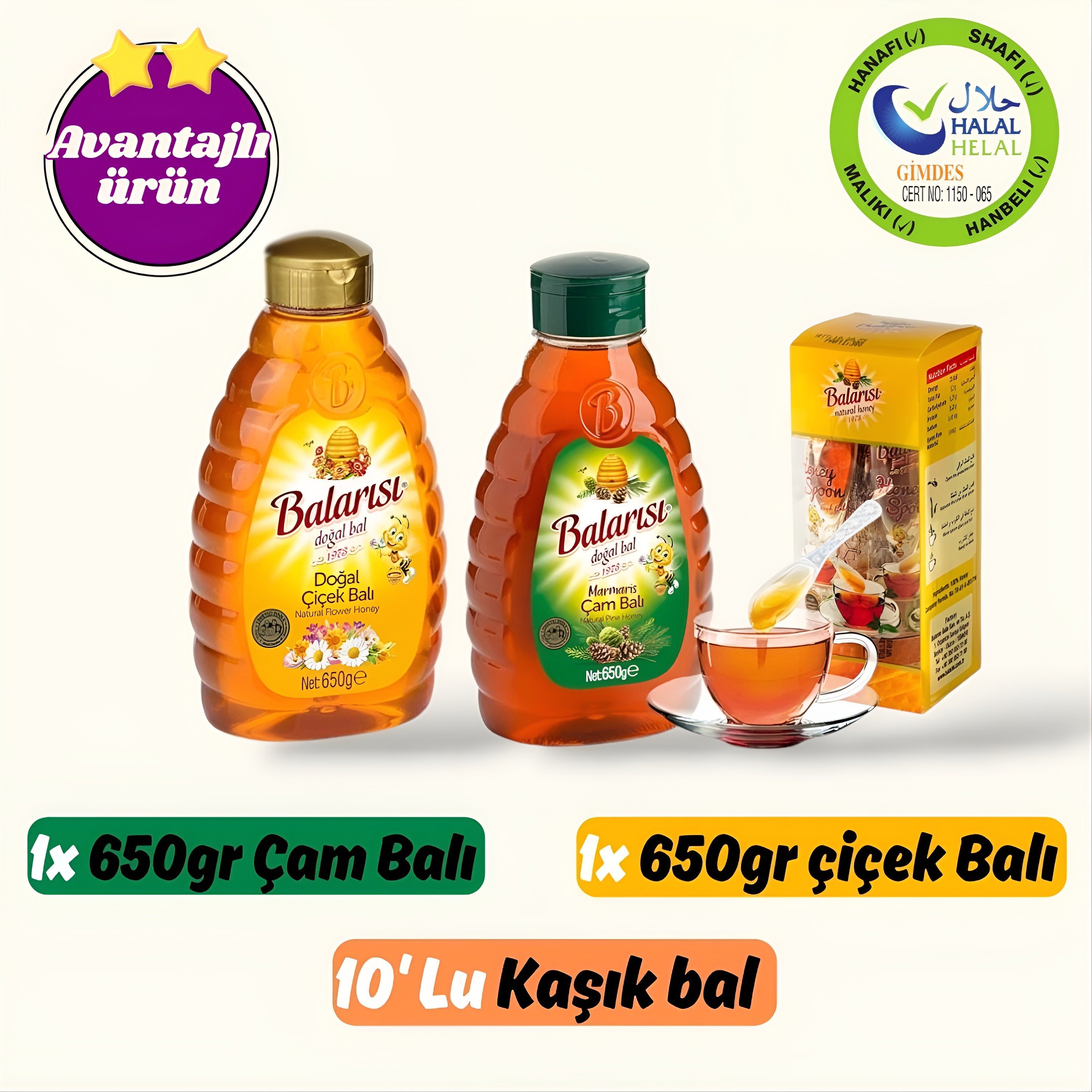 Doğal Fırsat paketi (Kaşık Bal Hediyeli)