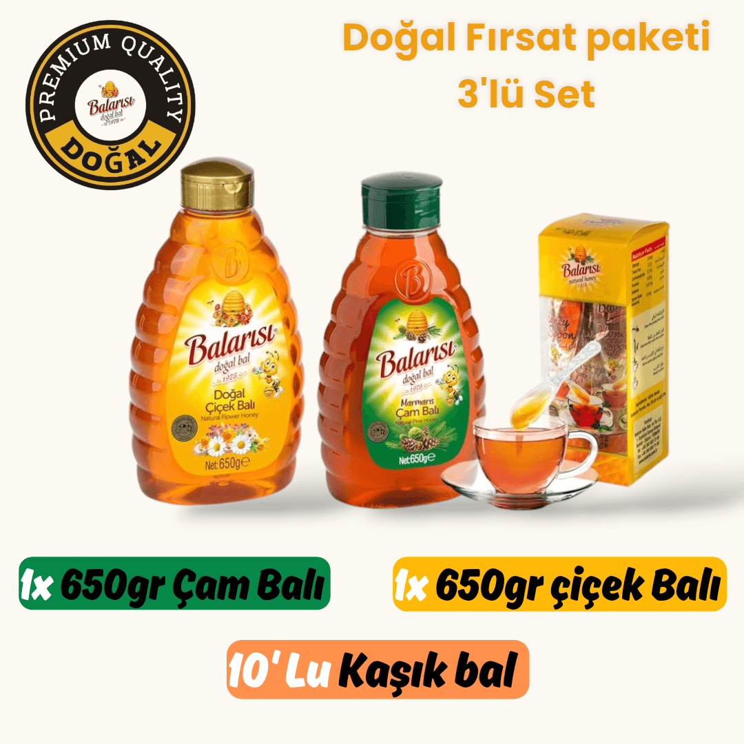 Doğal Fırsat paketi (Kaşık Bal Hediyeli)