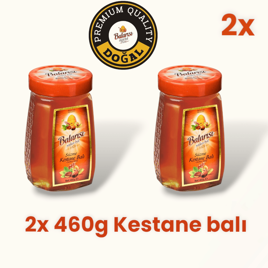 Balarısı Doğal Kestane Balı 460gr 2 Adet