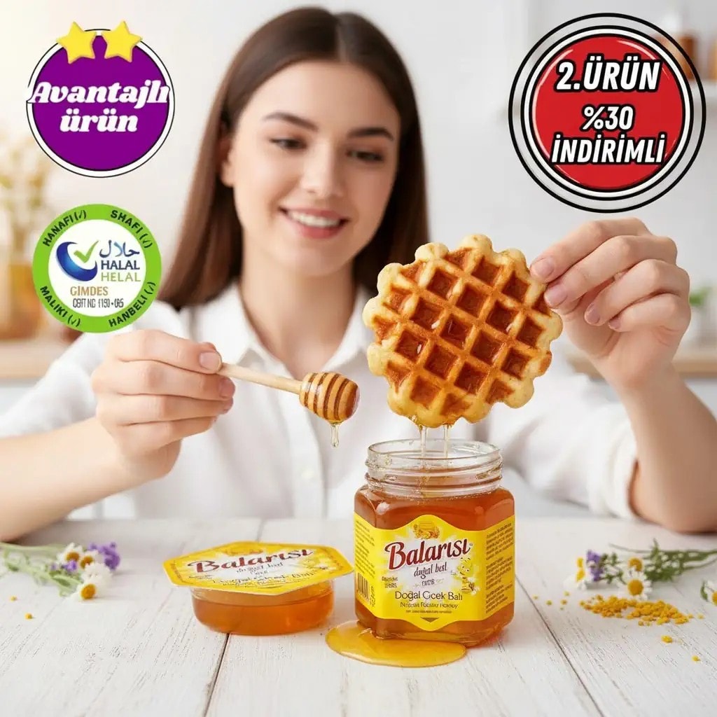 Balarısı Doğal Piknik Bal 20 gr 150 Adet