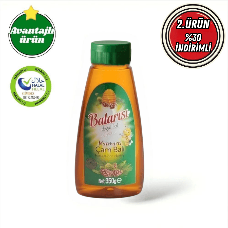 Balarısı Doğal Marmaris Çam Balı 350gr