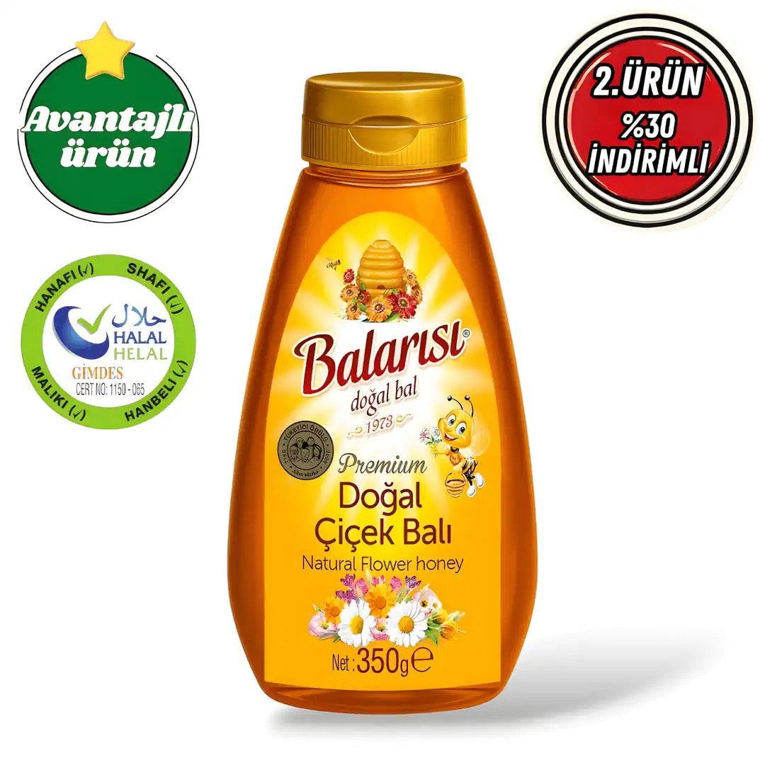 Balarısı Premium Doğal Çiçek Balı 350 Gr