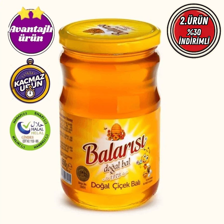 Balarısı Doğal Çiçek Balı 850 Gr