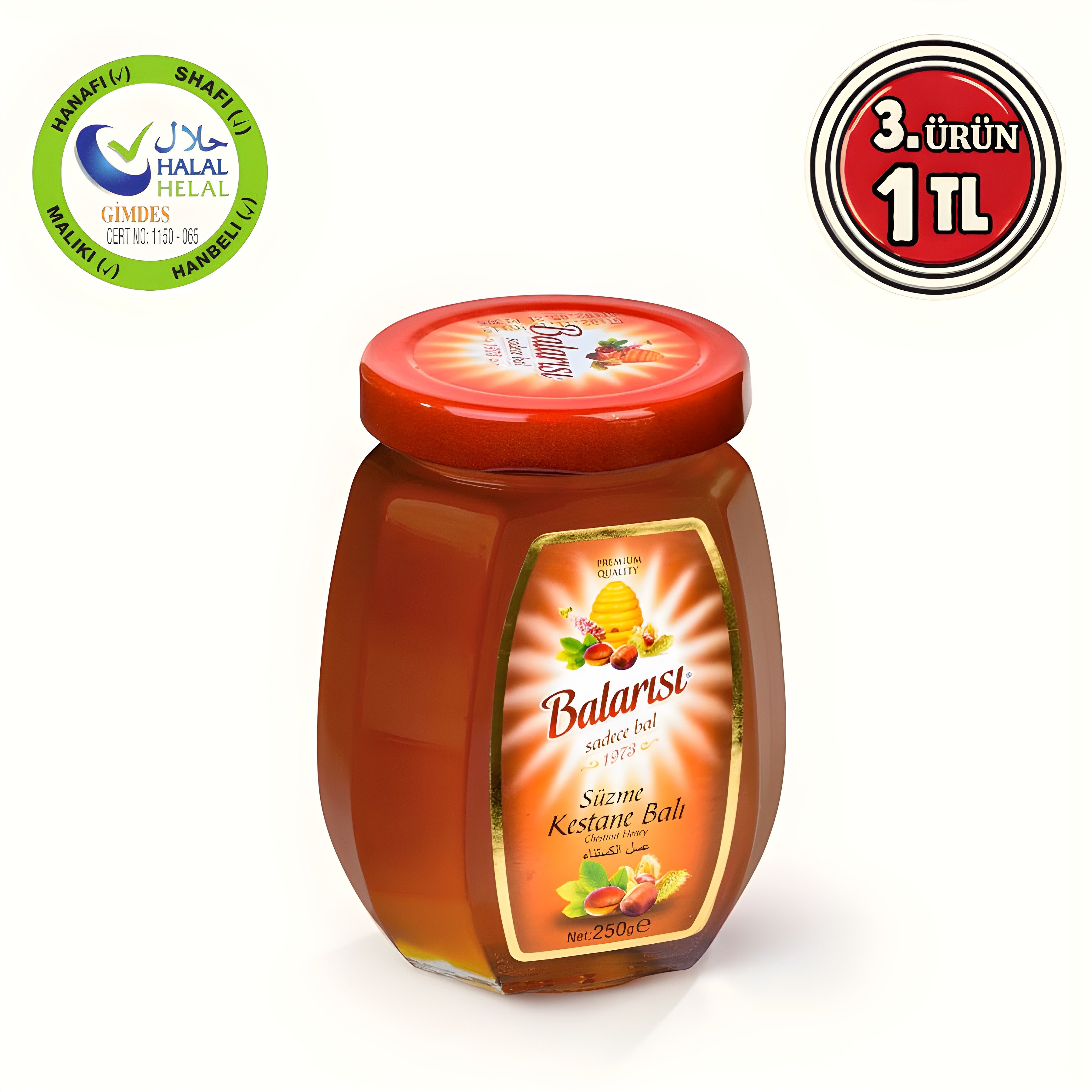Balarısı Doğal Kestane Balı 250 gr