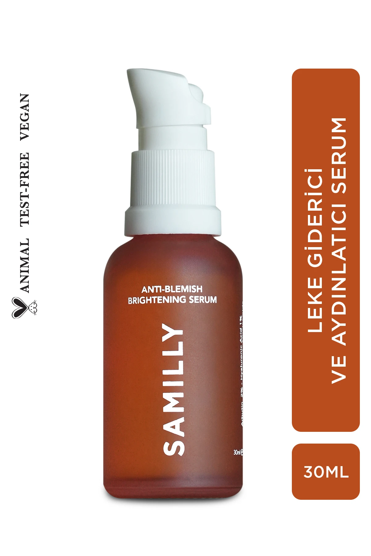 Leke Karşıtı ve Aydınlatıcı Arbutin Cilt Bakım Serumu 30 ml | Arbutin 2% | Hyaluronic Acid 1%