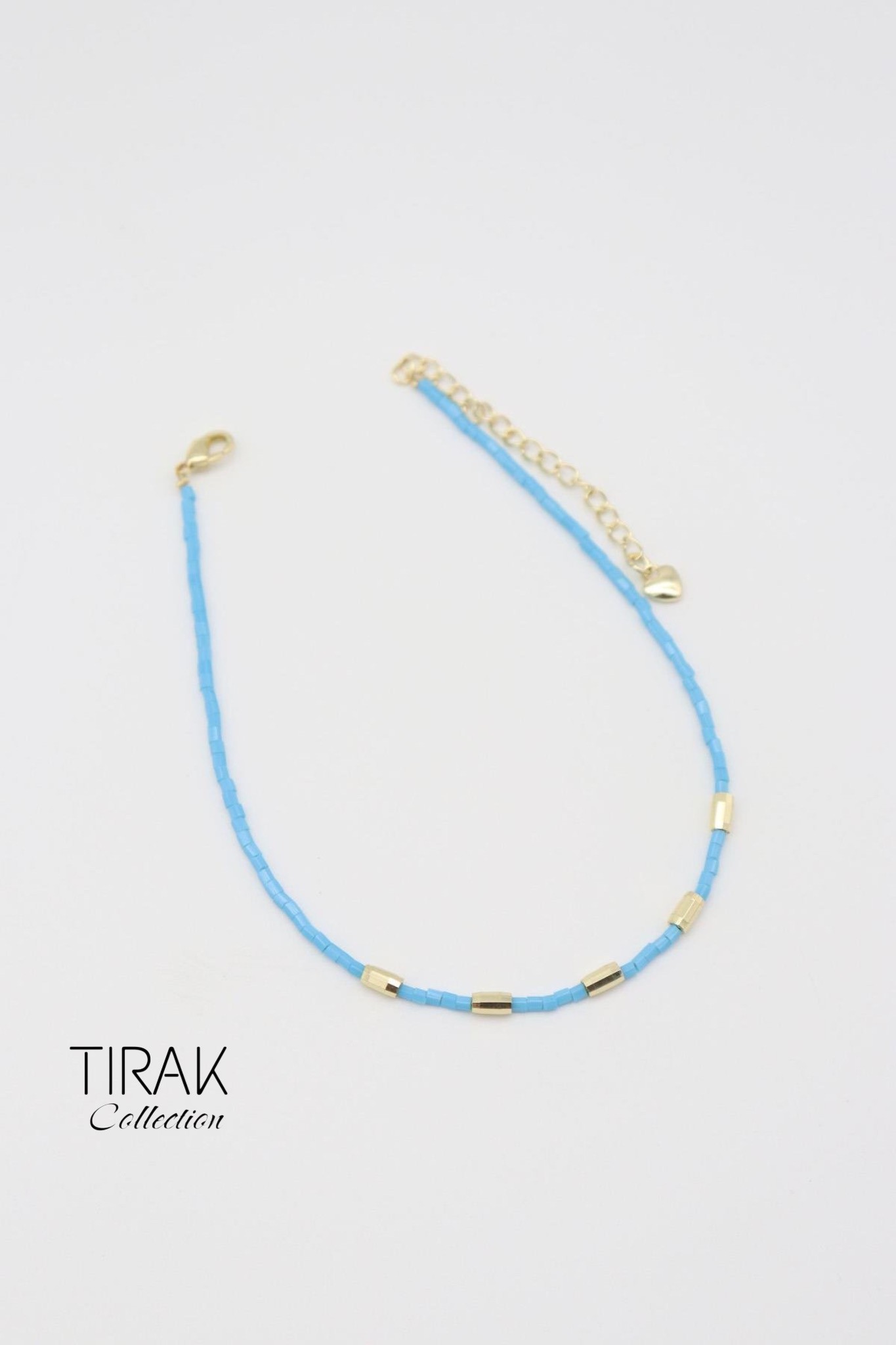 GOLD DETAY BONCUK HALHAL - Turkuaz