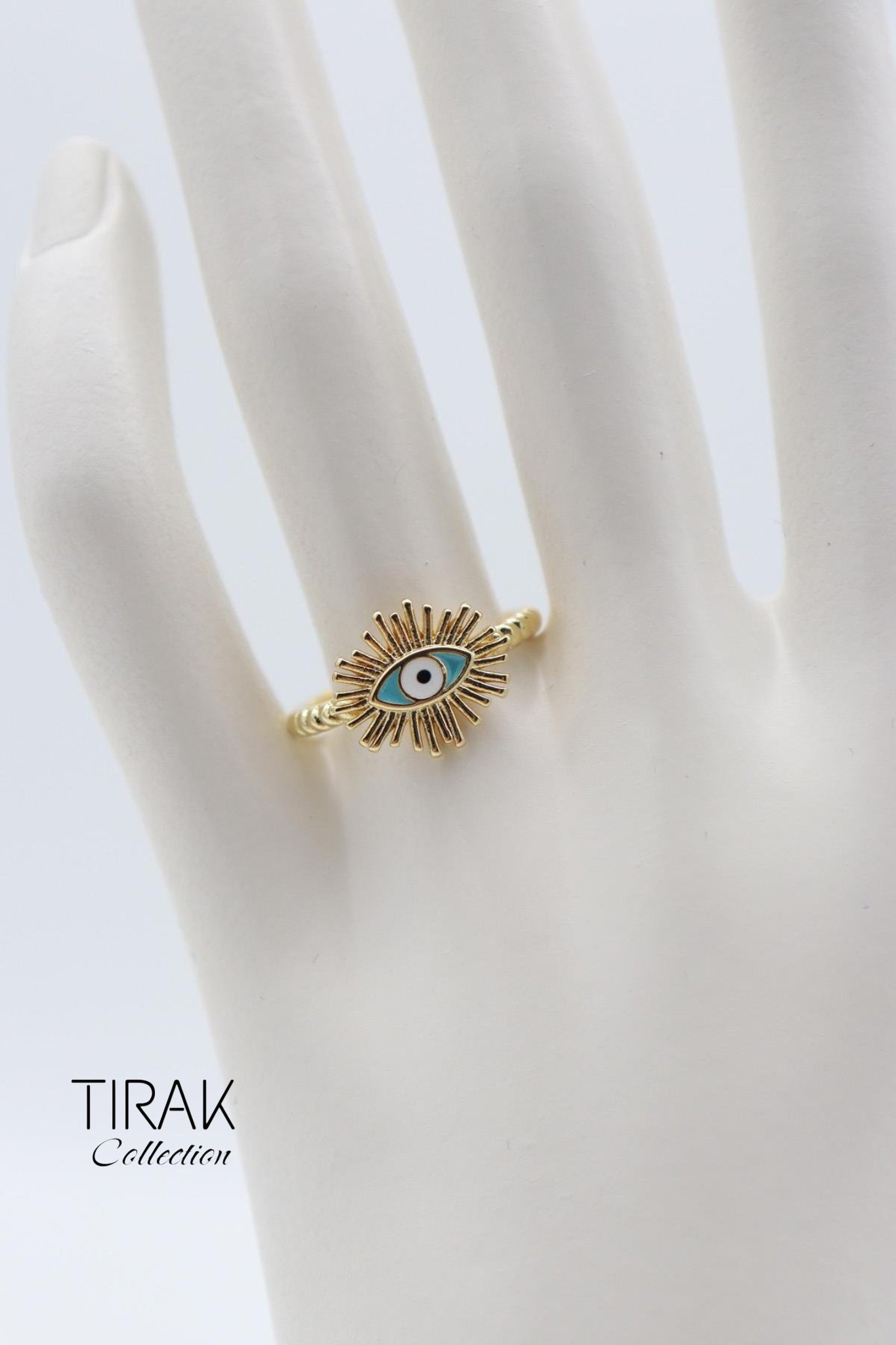 EVİL EYE YÜZÜK - Turkuaz