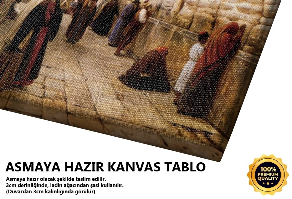 Ağlama Duvarı Kudüs Tablo