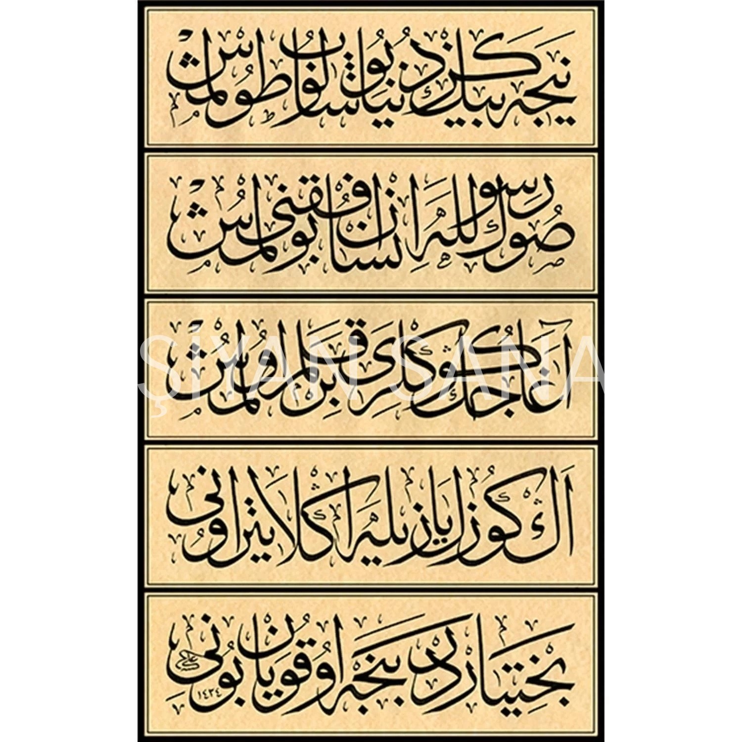 Kalem Hakkında Bir Tahmis (Baskı)