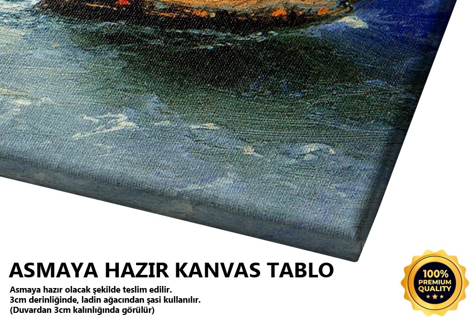 Kırım'da Yelkenli, 1890 Tablo