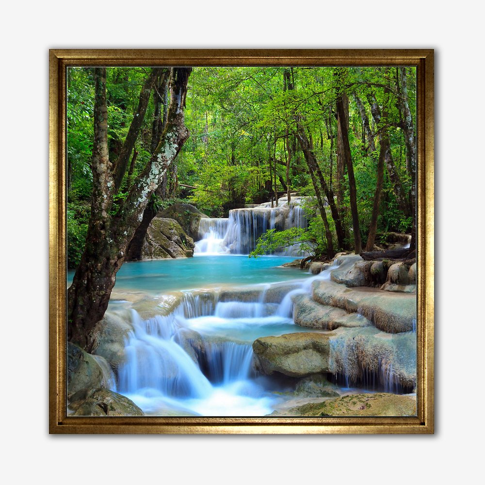 Erawan Şelalesi Tayland Tablo