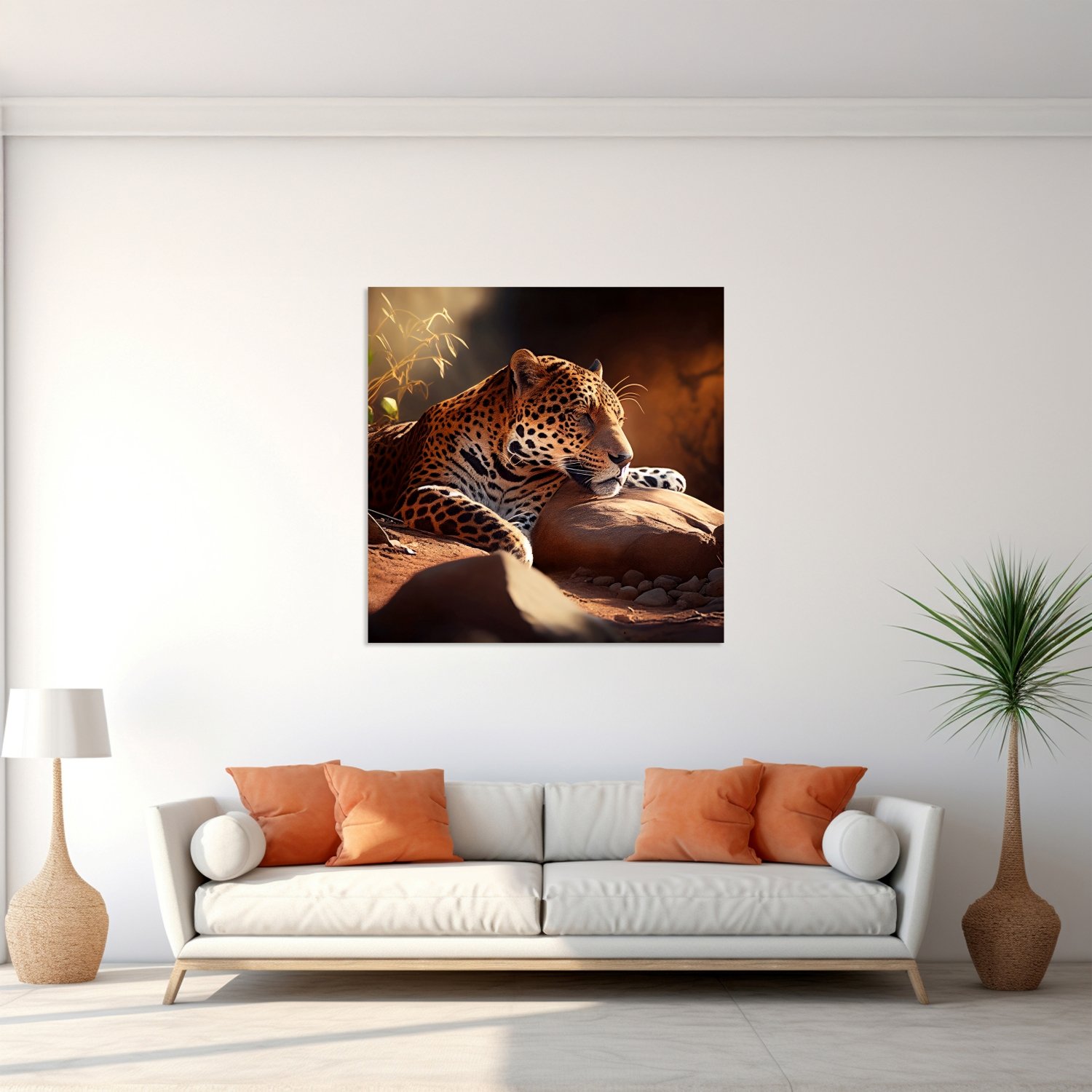 Dinlenen Leopar