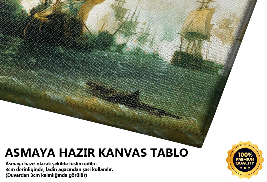 Sakız Adası'nda Deniz Savaşı, 1848 Tablo