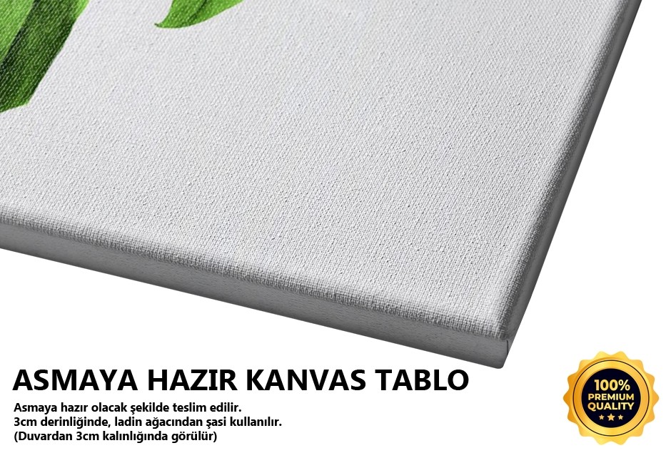 İkili Monstera Tablo