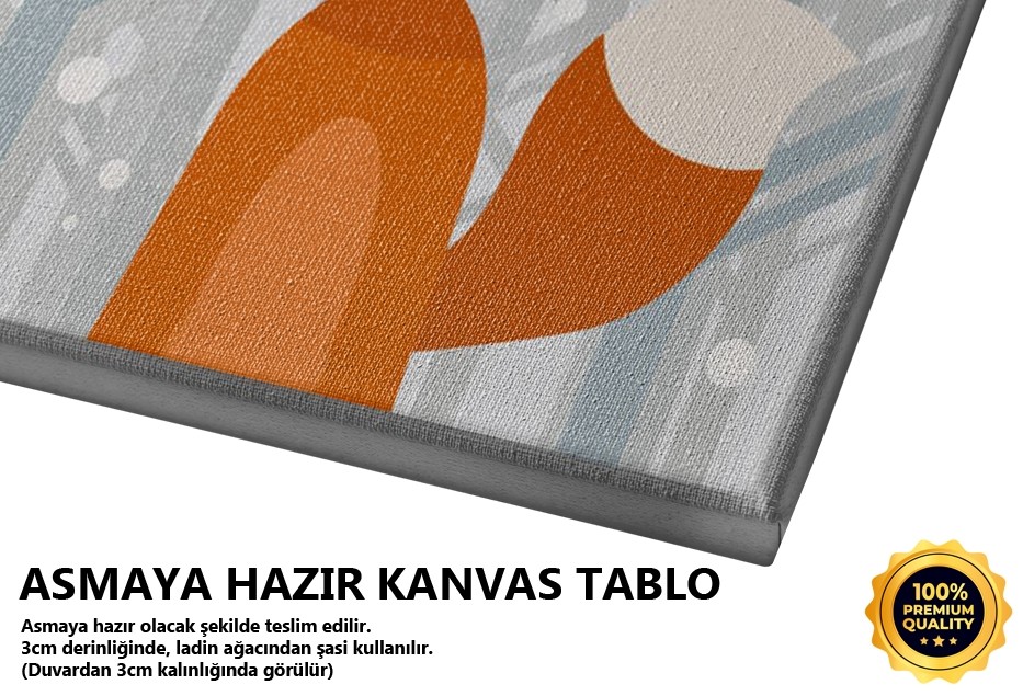 Tilki Portre Tablo