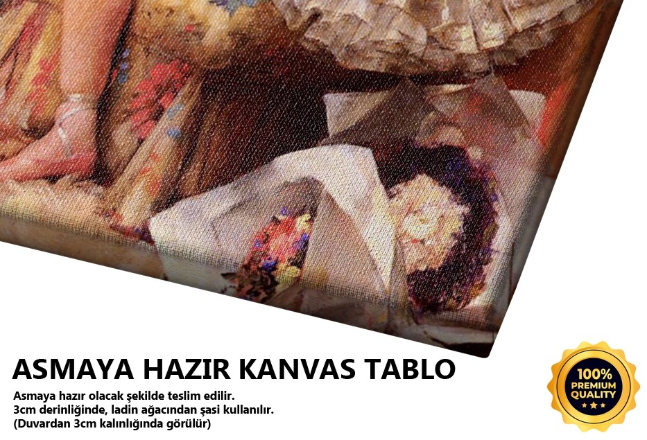 Balerin Rosita Mauri'nin Portresi Tablo