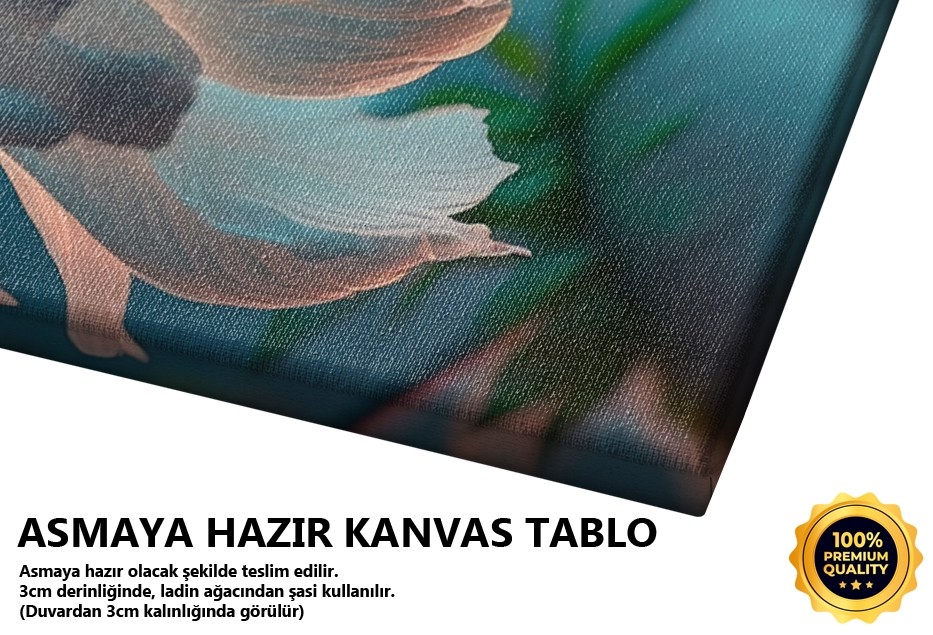 Mavi Çiçek İllüstrasyonu