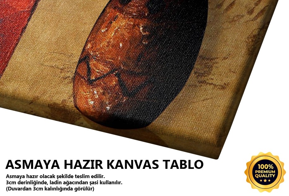 Vazoda Beyaz Çiçekler Tablo