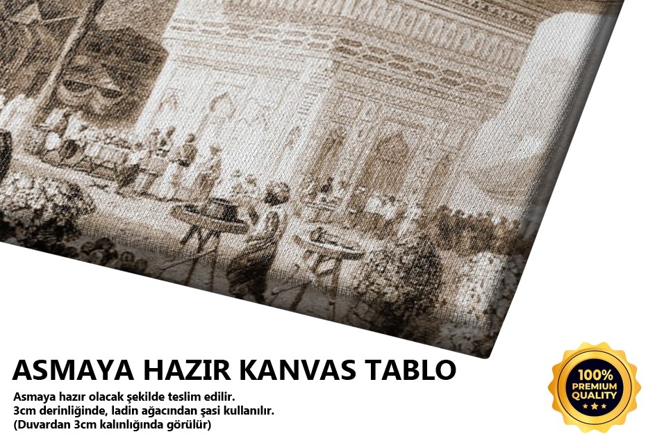Tophane Çeşmesi Ve Pazar Yeri Tablo