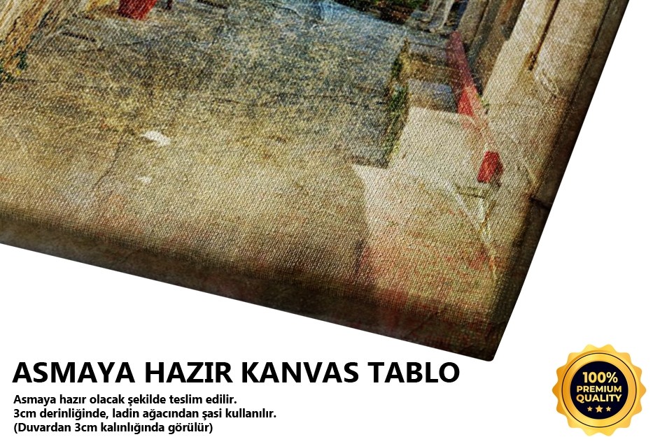 Eski Yunan Sokakları Tablo