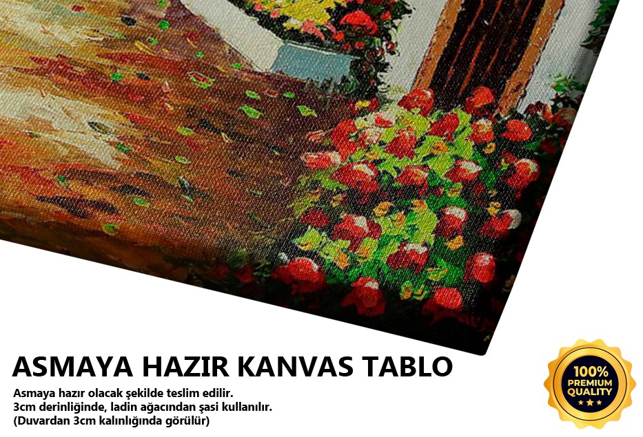 Evlerin Arasından Sahil Tablo