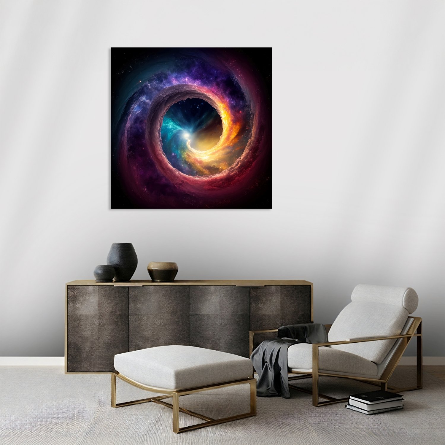 Kozmik Spiral İllüstrasyonu