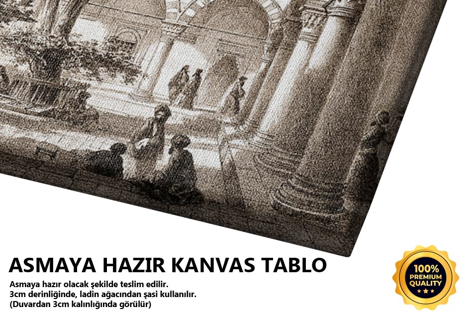 Beyazıt Camii Avlusu Tablo