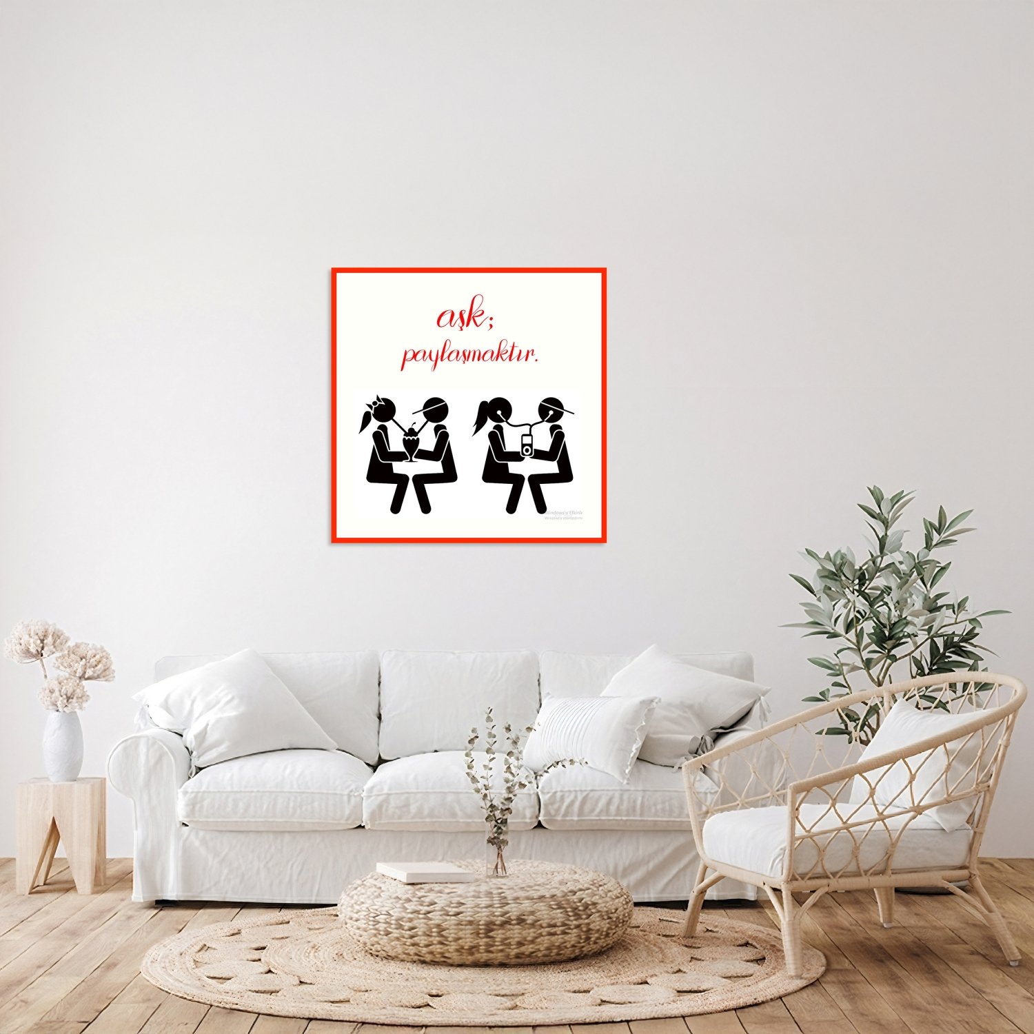 Aşk Paylaşmaktır Tablo