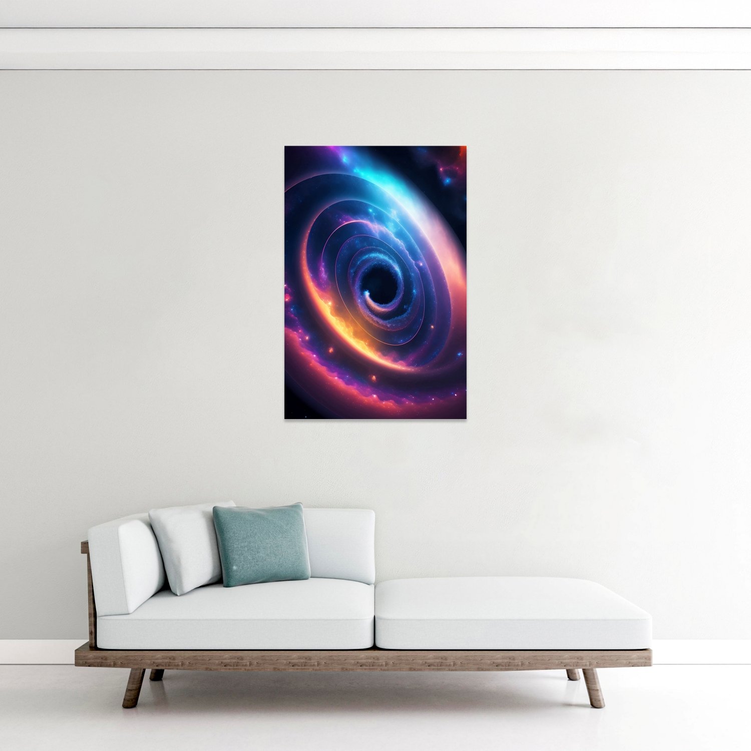 Renkli Spiral Galaksi