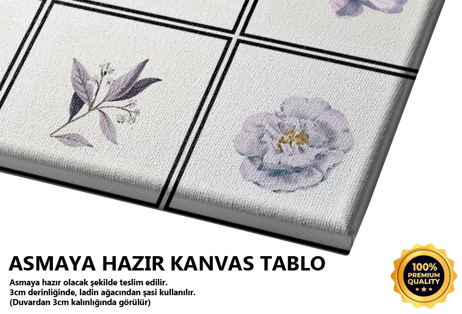 Dokuzlu Çiçek Seti Tablo