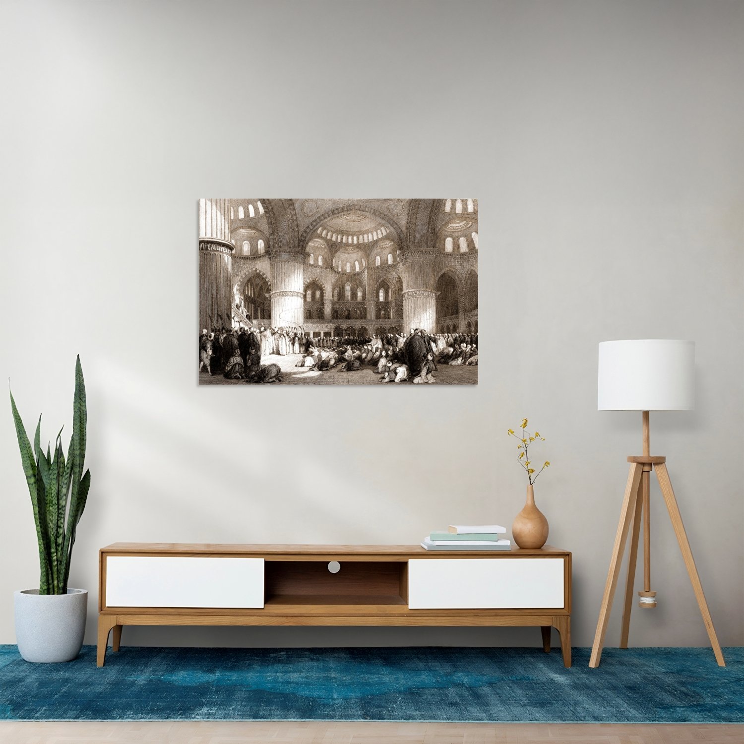 Sultanahmet Camii İç Görünüşü Tablo