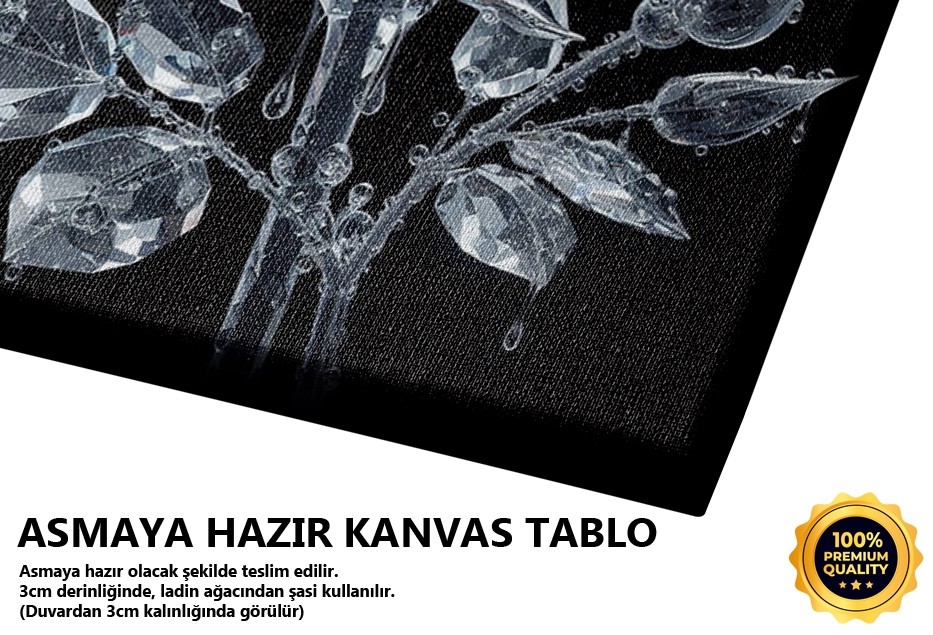 Buzdan Gül İllüstrasyonu