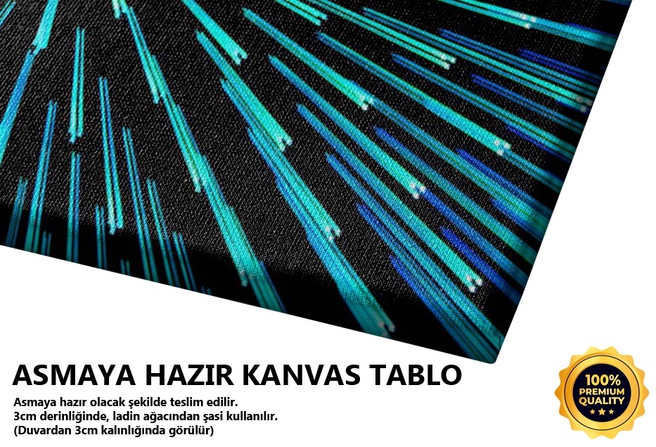 Mavi Yeşil Işıklar Tablo