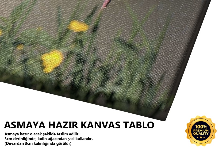 Üçlü Flamingo Orta Tablo