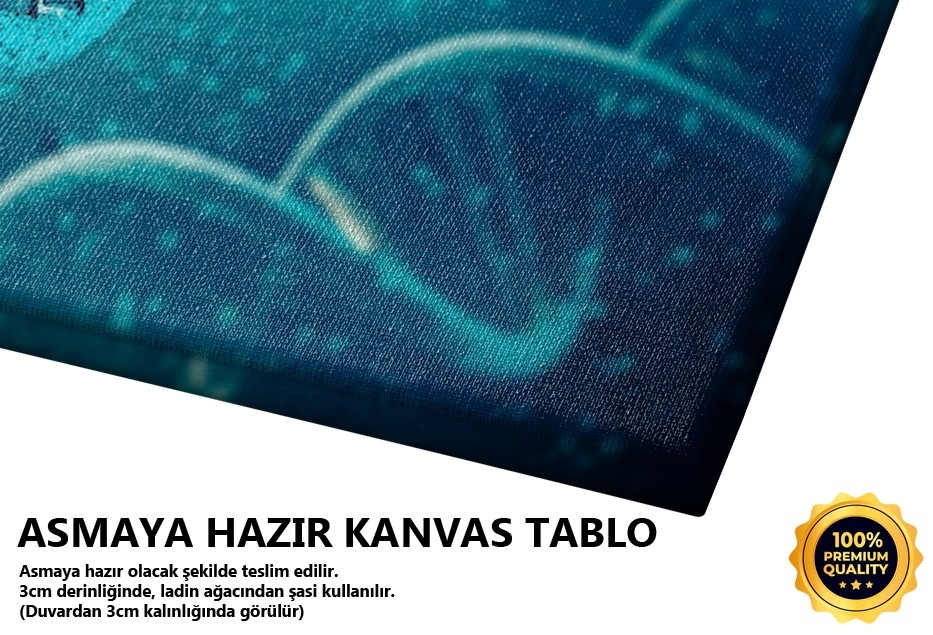 Mavi DNA İllüstrasyonu