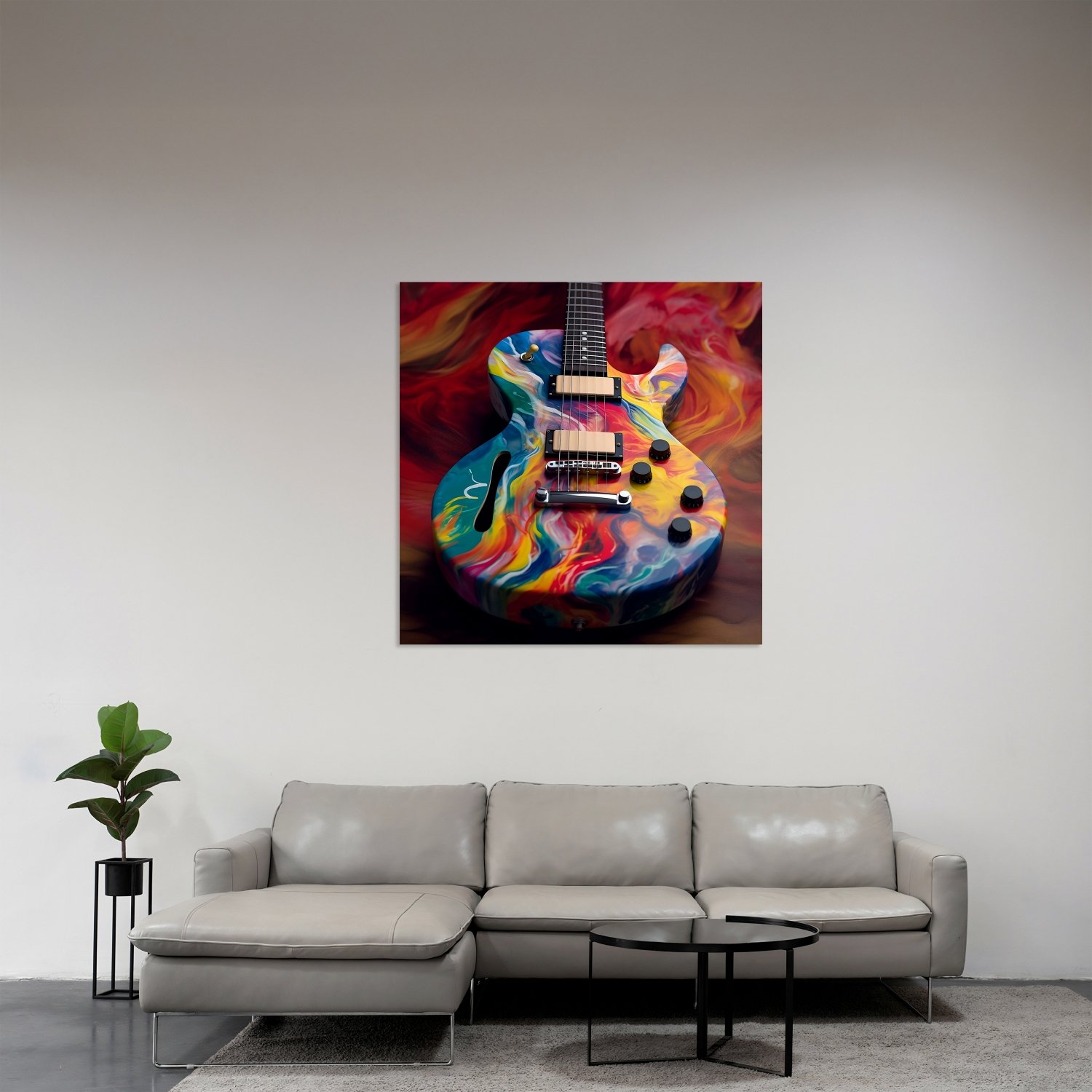Renkli Elektro Gitar