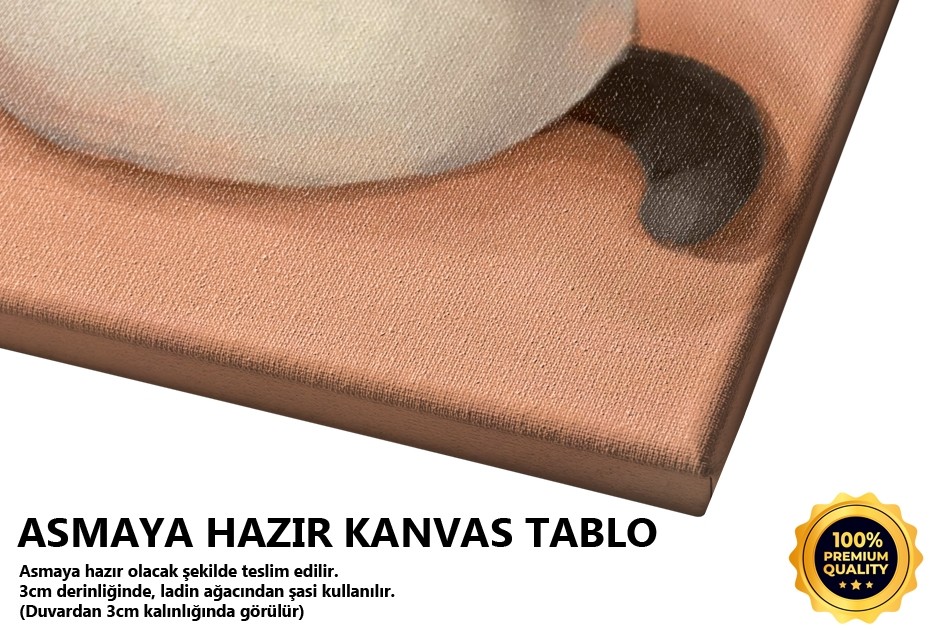 Maviş Kedi Tablo