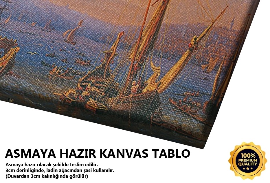 Boğaziçinde Saltanat Kayığı Tablo