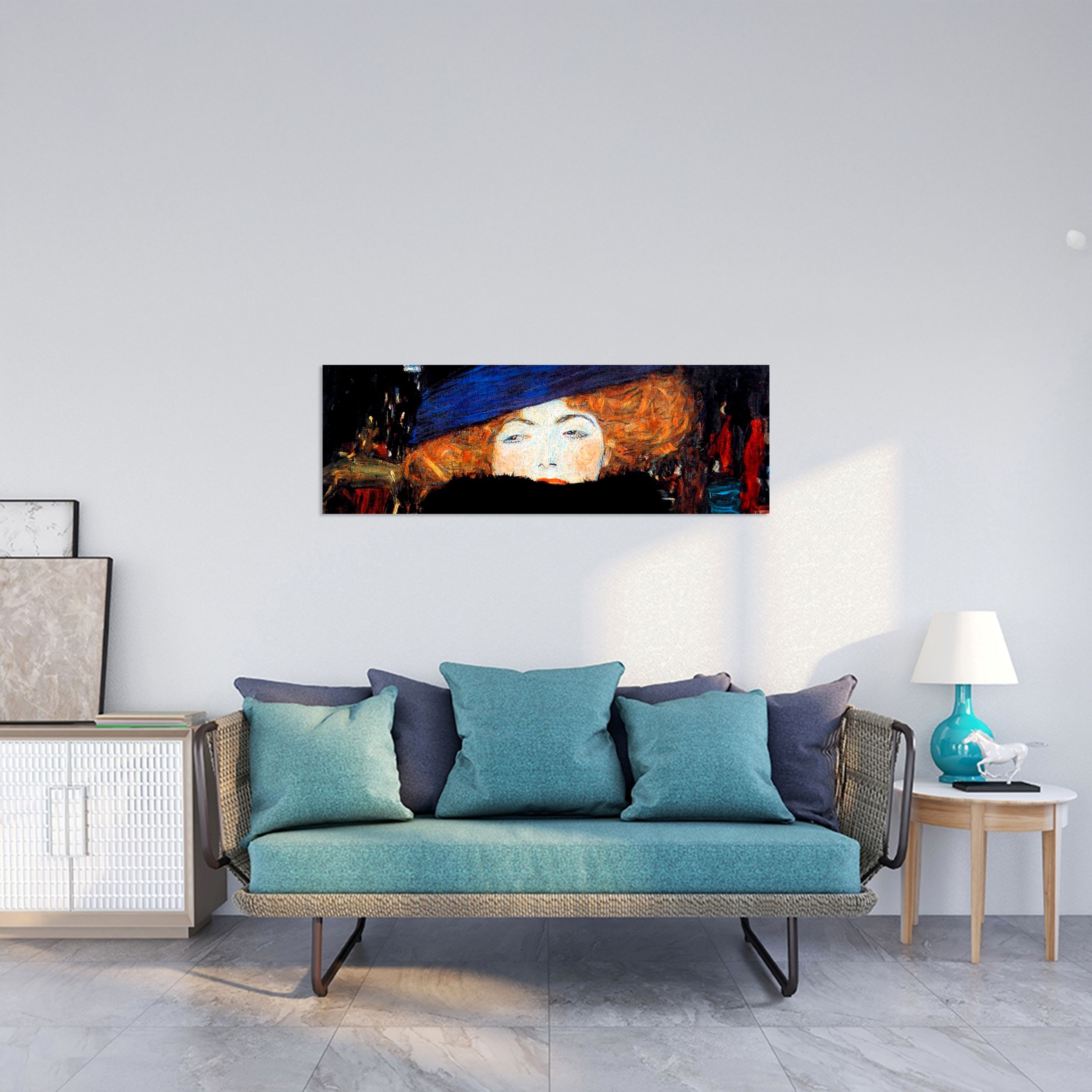Lady Hat İle (Detay) Tablo
