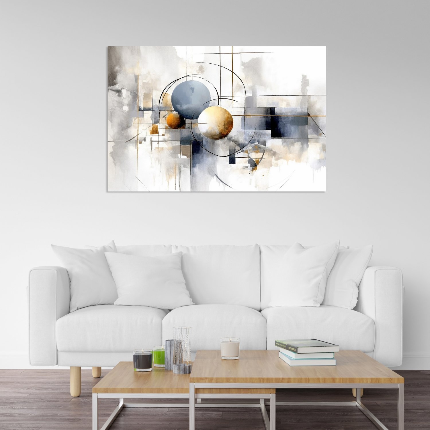Modern Geometrik Daire Tasarımı