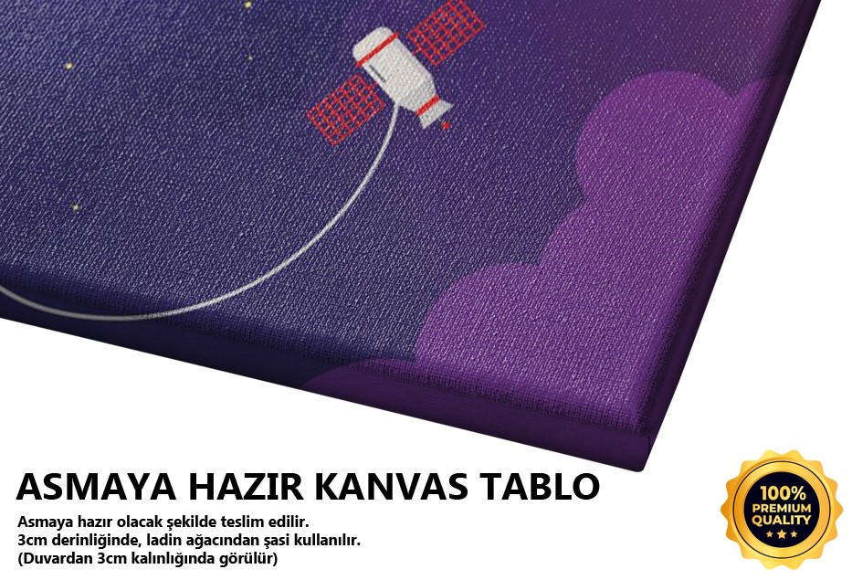 Galaksi Çocuk Odası Tablo