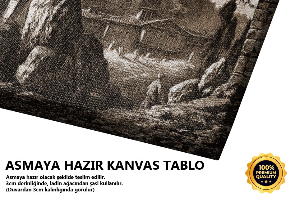 Surlar Ve Mezarlıkla Tablo