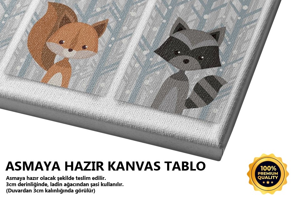 Hayvanlar Portre Tablo