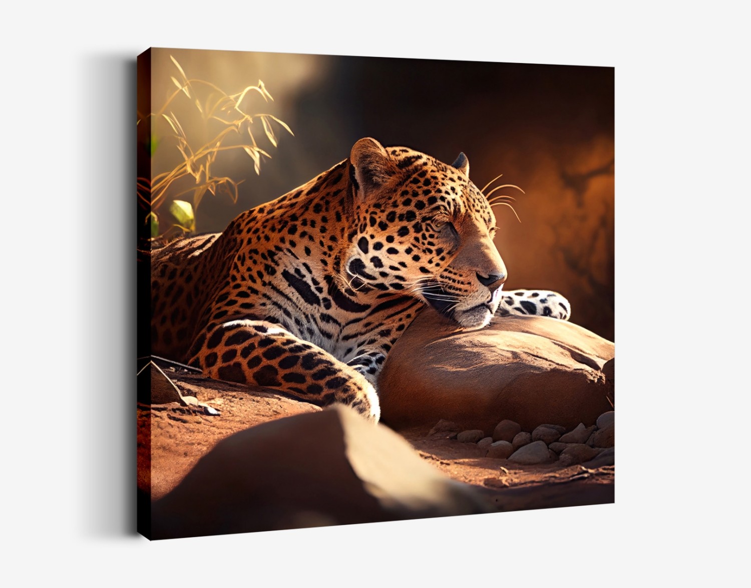 Dinlenen Leopar